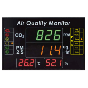 (7.6) EYC-Multifunction Indoor Air Quality Large LED Display/Monitor/Indicator
